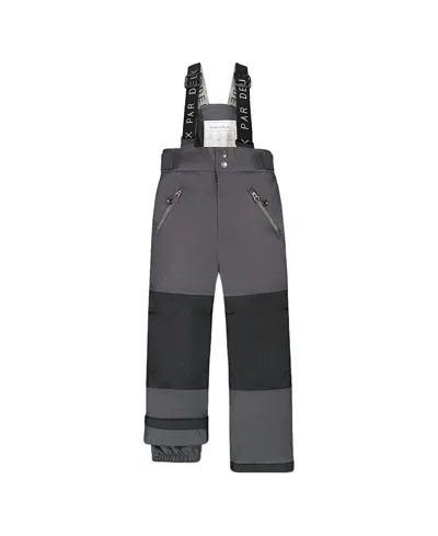 Deux Par Deux Unisex Solid Play Snow Pants - Little Kid In Gray