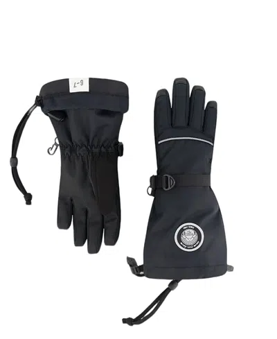 Deux Par Deux Unisex Winter Teknik Gloves - Little Kid, Big Kid In Black