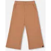 Deux Par Deux Waffle Flare Leg Pants In Brown