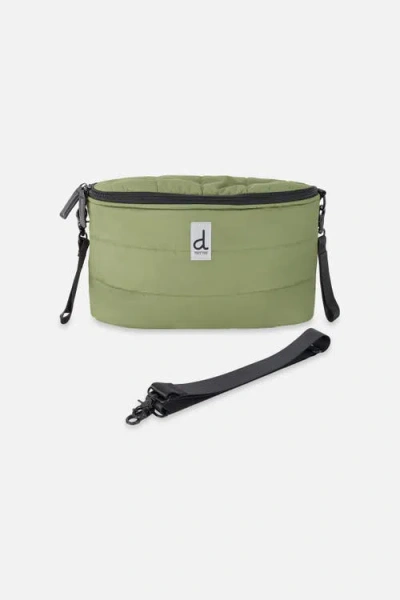 Deux Par Deux Water-repellent Six-pocket Mini Diaper Bag In Green