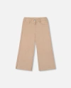Deux Par Deux Wide Leg Corduroy Pants In Neutral