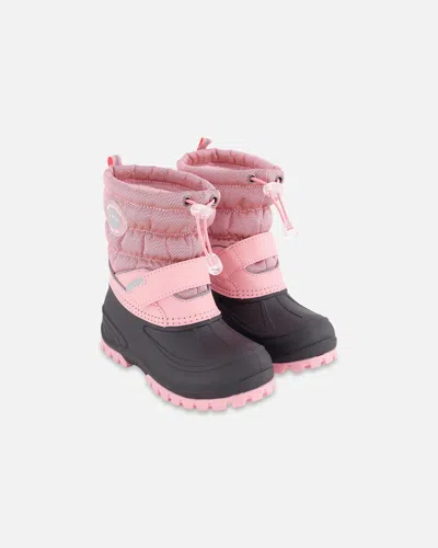 Deux Par Deux Kids' Winter Boots Dusty Pink