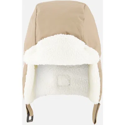 Deux Par Deux Kids'  Winter Faux Fur Earflap Button Strap Chapka In Brown