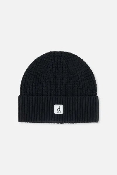 Deux Par Deux Kids' Winter Knit Hat Black