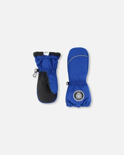 Deux Par Deux Kids'  Winter Mittens Play Royal In Blue