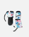 Deux Par Deux Winter Mittens Teknik Flower In Multi