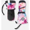 Deux Par Deux Winter Mittens Teknik Watercolor Flower In Pink