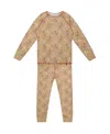 Deux Par Deux Adult Women Two Piece Family Christmas Pajama Set In Multi