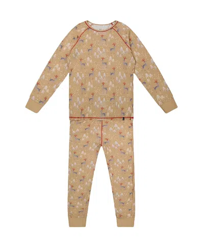 Deux Par Deux Women's Adult Two Piece Family Christmas Pajama Set