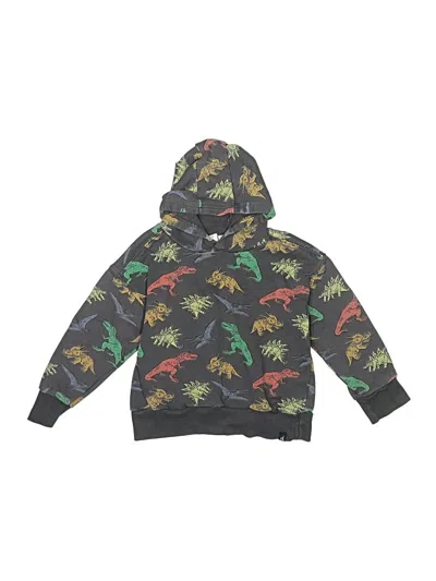 Pre-owned Deux Par Deux Kids' Zip Up Hoodie In Black