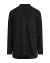 Deuxieme Woman Shirt Black Size 8 Cotton In Black