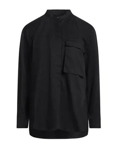 Deuxieme Woman Shirt Black Size 8 Cotton
