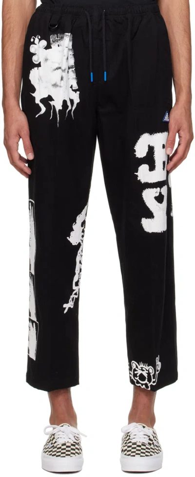 Deva States Black Drawstring Sweatpants