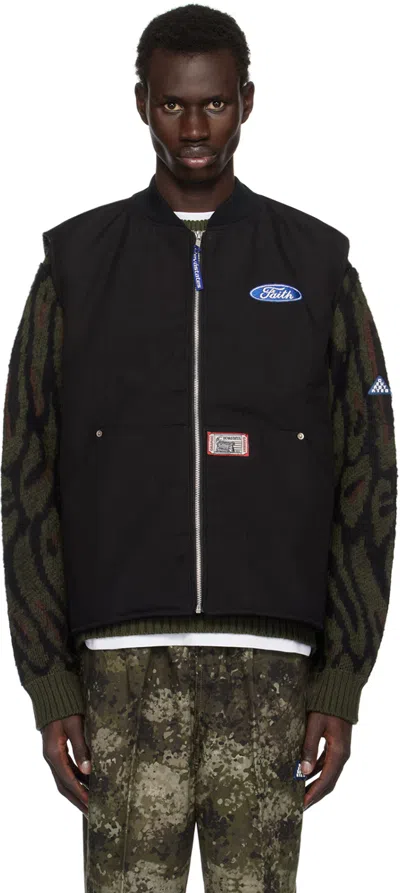 Deva States Black Faith Work Vest