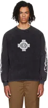 DEVA STATES BLACK NIB LONG SLEEVE T-SHIRT