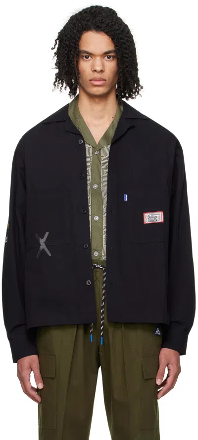 Deva States Black Patch Shirt