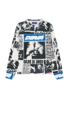 Deva States Clipping Knitted Crewneck Sweatshirt In 碎花