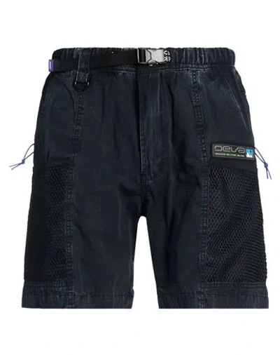 Deva States Devá States Man Shorts & Bermuda Shorts Black Size Xl Cotton In Blue