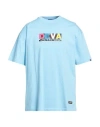 Deva States Devá States Man T-shirt Sky Blue Size S Cotton