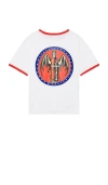 Deva States Havana Ringer T-shirt In White