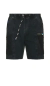 Deva States Hike Cargo Shorts In Black