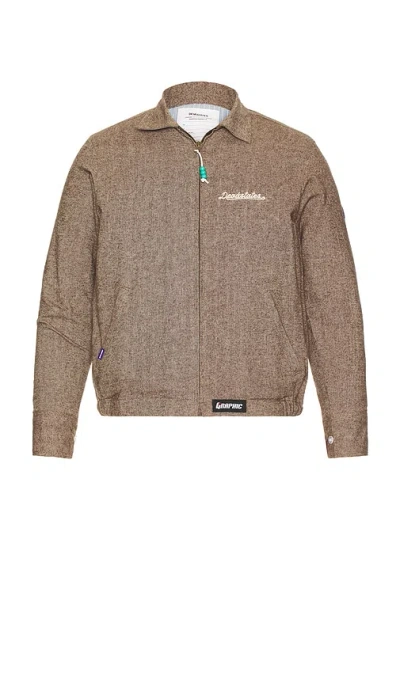 Deva States Two-tone Work Jacket In 碎花
