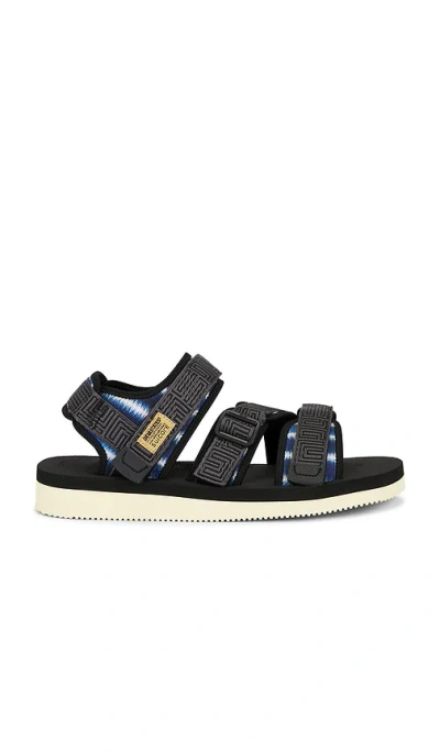Deva States X Suicoke Kisee-cab Sandals In Black