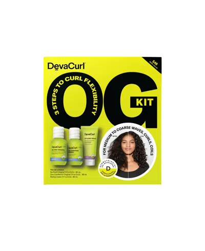 Devacurl 3-piece The Og Kit In Green