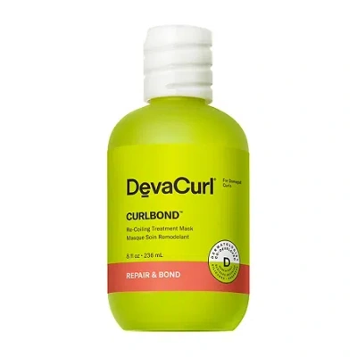 Devacurl Curlbond Re-coiling Treatment Hair Mask 8 Oz. In Green