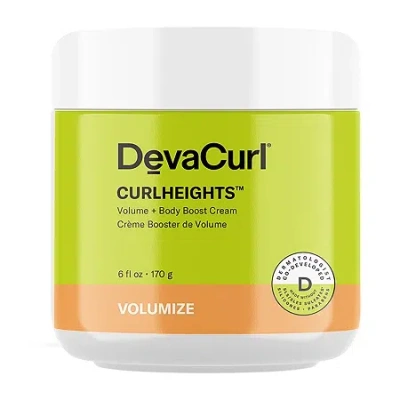Devacurl Curlheights Hair Cream 6 Oz. In Transparent
