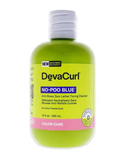 Devacurl Unisex 12oz No-poo Blue Cleanser In Yellow