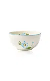 Devagar Camelia Turquoise Salad Bowl In Blue