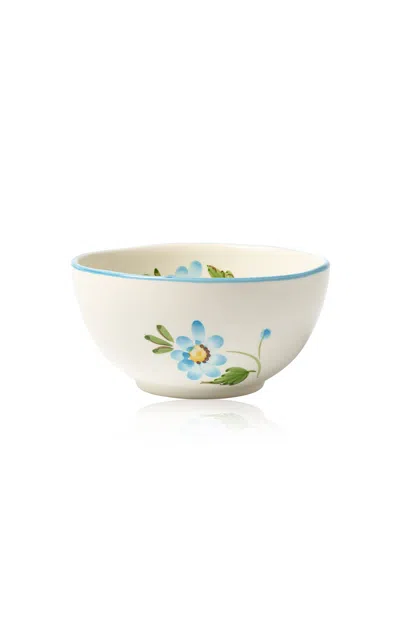 Devagar Camelia Turquoise Salad Bowl In Blue