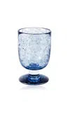 Devagar - Chloe Goblet Dark Blue - Set Of 4 - Blue -