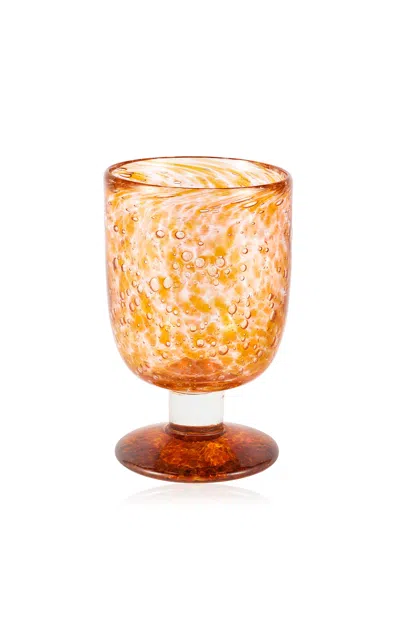 Devagar - Chloe Goblet Orange - Set Of 4 - Orange -