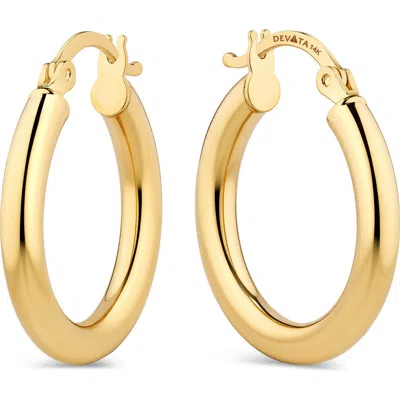 Devata 15mm Hoop Earrings In Gold