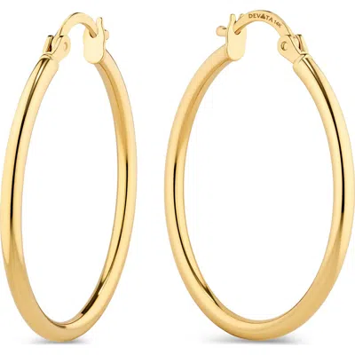 Devata 25mm Hoop Earrings In Gold