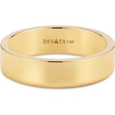 Devata 5mm Classic Band Ring In Gold