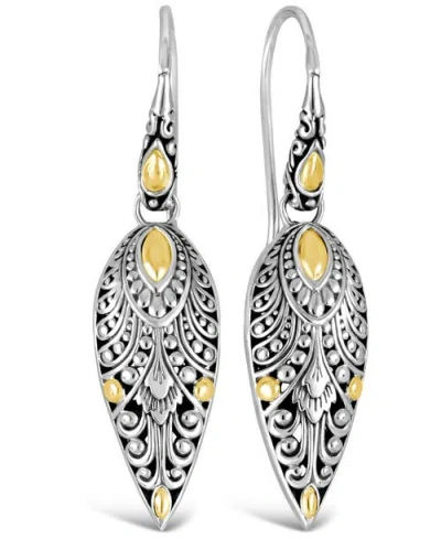 Devata Angel Wings Earrings In Metallic