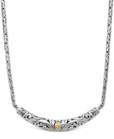 Devata Bali Filgree With Borobudur Chain Necklace In Silver