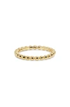 Devata Beaded Ball Ring In Gold