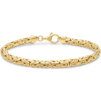 Devata Borobudur Oval Chain Bracelet In Gold