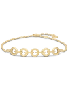 Devata Cable Link Chain Bracelet In Gold
