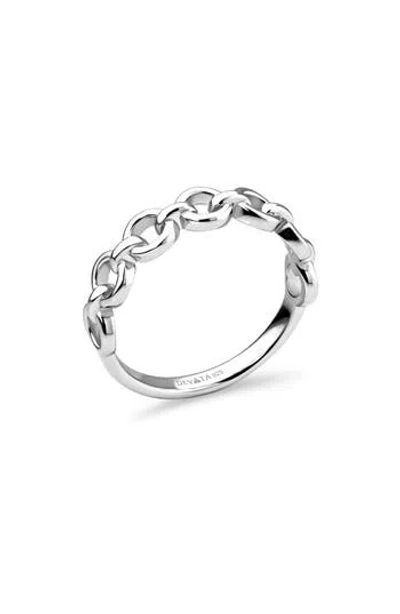 Devata Cable Link Ring In Gray