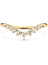 Devata Chevron Lab Grown Diamond Ring In Gold