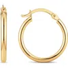 Devata Classic Hoop Earrings In Gold