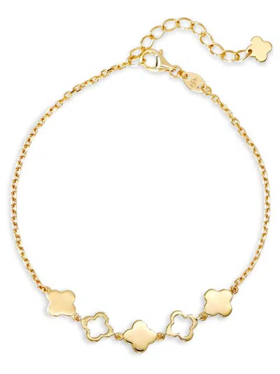 Devata Clover Chain Bracelet In Gold