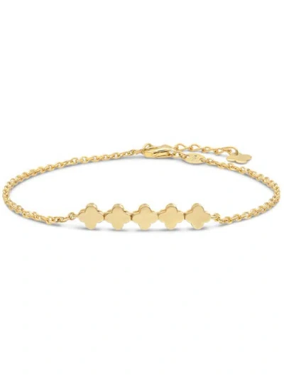 Devata Clover Chain Bracelet In Gold