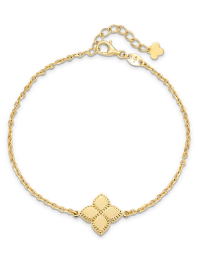 Devata Clover Chain Bracelet In Gold
