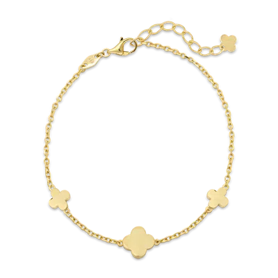 Devata Clover Chain Bracelet In Gold